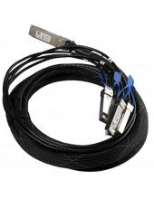 Load image into Gallery viewer, MikroTik QSFP28 to 4xSFP28 break-out cable (100G to 4x25G) 3Meter - integrated SFP28 modules, 3M, Max data rate-40G/4x10G, 100G/4x25G, Wire AWG-30 AWG