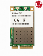 Load image into Gallery viewer, MikroTik LTE MiniPCI-eCard, LTE Cat-4 modem that delivers up to 150Mbps downlink and 50Mbps uplink data rate with 3G and 2G network fallback, R11e-LTE