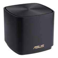 Load image into Gallery viewer, Asus ZenWifi XD4 W-2Pack Black AX1800 WiFi 6 router and one extending node, coverage 3300 sq.ft 90IG05N0-MO3R30, Tri-band indoor WiFi 2.4GHz,5GHz,5GHz
