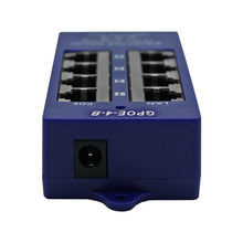 Load image into Gallery viewer, Gigabit 4 Port Passive Pover Over Ethernet Injector, Ethernet Ports: 8x 10/100/1000 (4x PoE ; 4x Ethernet), Max Current Per Port: 1000mA | POE-4G - Let's Fibre Technologies