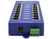 Load image into Gallery viewer, Gigabit 8 Port Passive PoE Injector, Ethernet Ports 16x 10/100/1000 (8x PoE; 8x Ethernet) Max. Current Per Port: 1000mA, Voltage Range 12-57V | POE-8G - Let's Fibre Technologies