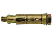 Load image into Gallery viewer, M8 Rawl Bolt Shielded-Zinc (8x65), suitable for use with all brackets we supply, 4882 Yellow Plated, Locally Sourced, RAWLB