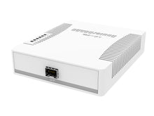 Load image into Gallery viewer, MikroTik SwOS Smart Switch 5 Port Gigabit 1SFP, features 5 x 10/100/1000 Ethernet Ports and 1x 1.25Gbps SFP Port, 8V-30V (Passive PoE)  | CSS106-5G-1S