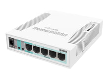 Load image into Gallery viewer, MikroTik SwOS Smart Switch 5 Port Gigabit 1SFP, features 5 x 10/100/1000 Ethernet Ports and 1x 1.25Gbps SFP Port, 8V-30V (Passive PoE)  | CSS106-5G-1S