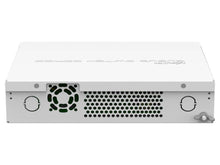 Load image into Gallery viewer, MikroTik CRS112-8G-4S-IN - Cloud Router Switch, with RouterOS, 400 MHz CPU, 128MB RAM, comes with 8 Gigabit Ethernet ports 4 SFP cages, LCD Panel, PSU