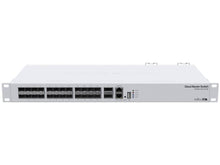 Load image into Gallery viewer, MikroTik CRS326-24S+2Q+RM Cloud Router Switch - 24xport SFP+ and 2xport QSFP, Dual boot, RouterOS Layer 5, Redundant Power Supply, 40 Gbps QSFP+ ports
