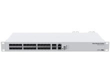 Load image into Gallery viewer, MikroTik CRS326-24S+2Q+RM Cloud Router Switch - 24xport SFP+ and 2xport QSFP, Dual boot, RouterOS Layer 5, Redundant Power Supply, 40 Gbps QSFP+ ports