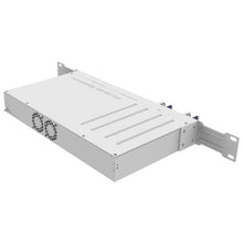 Load image into Gallery viewer, MikroTik Cloud Router Switch 4 Port QSFP28, features 4 x 100Gbps QSFP28 Ports, multiple powering options, dual power supplies (2x IEC) | CRS504-4XQ-IN