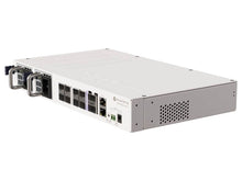 Load image into Gallery viewer, MikroTik Cloud Router Switch 8 Port SFP28 2 QSFP28, with Dual Boot SwOS/RouterOS v7 (Level 5 Licence), 1x RJ45 Serial Port, 2x IEC | CRS510-8XS-2XQ-IN