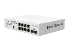Load image into Gallery viewer, MikroTik CSS610-8G-2S+IN Cloud Smart Switch, 8x 1Gb Ethernet ports, 2x SFP+ ports for 10G fiber connectivity, PSU, Rack Mount, SwOS, RBCSS610-8G-2S+IN