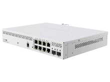 Load image into Gallery viewer, MikroTik SwoS Cloud Switch 8 Port PoE 2 SFP+, with SwOS, Rack-Mount, 1x IEC Power Cable (Included) or 48-57V Power Supply (Not Included) | CSS60-8P-2S