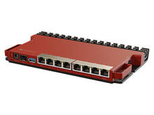 Load image into Gallery viewer, MikroTik 8 Gigabit 1x2.5Gbps SFP+ Dual Core Router, 8x GbE Ports, 1x SFP+ port supporting 1.25Gbps/2.5Gbps, USB3.0 port, 24-56V PoE Port | L009UiGS-RM