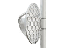 Load image into Gallery viewer, MikroTik LHG LTE Cat 6 LTE Outdoor CPE, device for remote locations within cellular network coverage, can be mounted (outdoors) on pole, wall, Masts