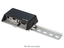 Load image into Gallery viewer, MikroTik LtAP DINRail Pro Mounting Bracket, Compatible devices: LtAP mini series - Included Parts: Pipe Clamp - Dimensions: 135 x 73 x 11 mm | DRP-LTM