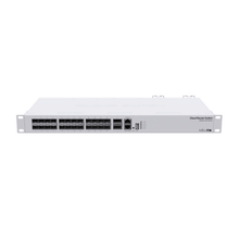Load image into Gallery viewer, MikroTik CRS326-24S+2Q+RM Cloud Router Switch - 24xport SFP+ and 2xport QSFP, Dual boot, RouterOS Layer 5, Redundant Power Supply, 40 Gbps QSFP+ ports