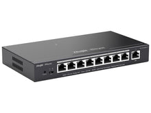 Load image into Gallery viewer, Reyee 9 Port Gigabit with 8 PoE 120W Layer 2 Smart Switch, with 8x 802.3af/at PoE ports Gigabit Ethernet uplink port, 54V 2.4A Power | RG-ES209GC-P - Let's Fibre Technologies