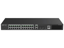 Load image into Gallery viewer, Reyee 26 Port Gigabit with 24 PoE 370W 2SFP Managed Switch, Layer 2 with 24x 802.3af/at PoE ports, 2x Gigabit, 2x SFP uplink ports | RG-ES228GS-P