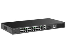 Load image into Gallery viewer, Reyee 26 Port Gigabit with 24 PoE 370W 2SFP Managed Switch, Layer 2 with 24x 802.3af/at PoE ports, 2x Gigabit, 2x SFP uplink ports | RG-ES228GS-P