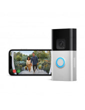 Load image into Gallery viewer, Ring Video Doorbell Battery Plus, 1536p HD+ Video, Colour Night Vision, Battery/Hardwired Power, 2-Way Talk, Motion Detection and Alerts, Built-in Mic
