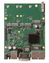 Load image into Gallery viewer, MikroTik RouterBOARD M33G with 3 Gigabit LAN, 2 MiniPCI-e, 2 Sim slot, USB 3.0, PoE in - Dual core 880MHz CPU, 10V - 30V, 11W