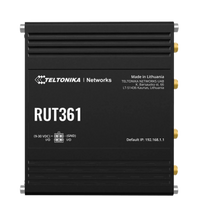 Load image into Gallery viewer, Teltonika Industrial LTE Cat 6 Router with SIM slots, 802.11 b/g/n, 2x2 MIMO, 1xWAN, 1 LAN, 1 SIM slot, 2xSMA for LTE, 2x RP-SMA for WiFi RUT361