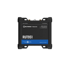 Load image into Gallery viewer, Teltonika RUT951 LTE Cat 4 Industrial Router, Dual-SIM, WiFi 4, 1x 100Mbps WAN, 3x 100Mbps LAN, MQTT, MoDBUS, 4G LTE, 3G, 2G, With auto failover, AP