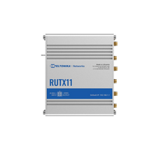 Load image into Gallery viewer, Teltonika RUTX11 LTE Cat 6 Industrial Router, Dual-SIM, Wi-Fi 5, 1 x WAN(1 Gbps), 3 x LAN(1 Gbps), MQTT, MoDBUS TCP/USB, Bluetooth 4.0