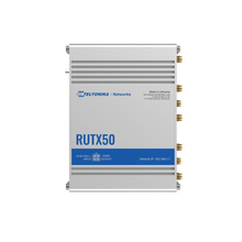 Load image into Gallery viewer, Teltonika RUTX50 5G Industrial Router, Dual-SIM, WiFi 5, 4x4 MIMO, 1 x WAN(1 Gbps), 4x LAN(1 Gbps), MQTT, MoDBUS TCP/USB, GNSS, 1x I/O In, 1 x I/O Out