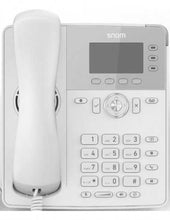 Load image into Gallery viewer, Snom D717 6-line Desktop SIP Phone, White, Wide Colour TFT Display, USB, Buy with PSU-5V-h, Supports PoE, 2x Gbe RJ45, 3 Programmable LED Keys, No PSU