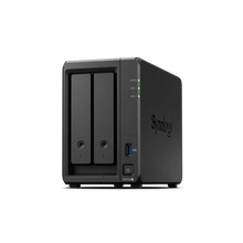 Load image into Gallery viewer, Synology DS723+ DiskStation 2 Bay NAS server (up to 7-bay), 2 Core, 2GB DDR4 internal memory RAM (upgragable to 32 GB) 1 USB 3.0 port, Network Storage