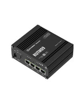 Load image into Gallery viewer, Teltonika Industrial 4G LTE Router, Dual SIM, 4G LTE CAT6 with speeds upto 300Mbps, 4*Gigabit RJ45 ports, USB, upto 128 tag/port-based VLANs | RUTM09
