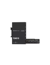 Load image into Gallery viewer, Teltonika Industrial 5 port Gigabit Switch, Supports auto MDI/MDIX crossover Unmanaged (1Gbps), 9-30 VDC Passive PSU/POE Input, DIN rail or wall mount