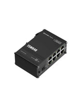Load image into Gallery viewer, Teltonika Industrial 8 port PoE+ Switch, 8x PoE-out Ethernet ports with a total power budget of 240W, 7-57 VDC, or 44-57 VDC for PoE-out | TTK-TSW040