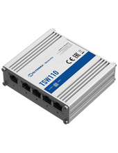 Load image into Gallery viewer, Teltonika 5-port Unmanaged L2 Industrial Gigabit Switch - Featuring 10 Gbps, 9-30 VDC Passive PSU/PoE Input, DIN rail or wall mountable, No PoE Out