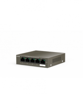 Load image into Gallery viewer, Tenda 5-Port 10/100 Desktop Switch, with 4 Port PoE 58W, 10/100Mbps, 4-port PoE, 30W per port, 220V PSU, 6KV port lighting protection | TEF1105P-4-63W