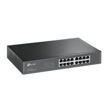 Load image into Gallery viewer, TP-Link 16-port TL-SG1016D Gigabit Ethernet Switch/16xGigabit RJ-45 ports, IEEE 802.3x flow control for Full Duplex mode, backpressure for Half Duplex
