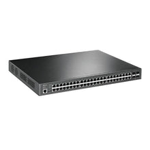 Load image into Gallery viewer, JetStream TL-SG3452P 52-Port Gigabit L2+ Managed Switch with 48-Port PoE+ - 48× Gigabit PoE+ Ports, 4× Gigabit SFP Slots, RJ45/Micro-USB Console Port