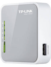 Load image into Gallery viewer, TP-Link Portable 3G/4G Wireless N Router (Requires USB Modem), features 1x FE LAN/WAN Port, USB 2.0 Port for 3G/4G modem, mini USB power supply port