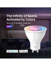 Load image into Gallery viewer, TP-Link Tapo Smart Dimmable Wi-Fi Downlight, 2.4GHz, no hub required, GU10 Base, 220–240 V, 50/60 Hz, 350 lm, 3.7 W, TP-Tapo-TL33