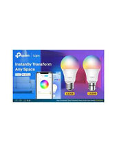 Load image into Gallery viewer, TP-Link Tapo Smart Wi-Fi Light Bulb Multicolor, 2.4 GHz, IEEE 802.11b/g/n, B22 Base, 220–240 V, 50/60 Hz, no hub required, Managed through Tapo App