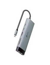 Load image into Gallery viewer, TP-Link USB Type-C 9-in-1 Hub UH9120C turns a single USB-C port into 9 ports with 4K@60Hz HDMI, 1 Gbps ethernet, SD & microSD UHS-I, 1*USB-C | UH9120C