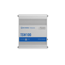 Load image into Gallery viewer, Teltonika TSW100 5 x LAN (1 Gbps), 4 x Port PoE Switch (120 W), 802.3af and 802.3at support, 5 x Gigabit Ethernet with speeds up to 1000Mbps (1Gbps)