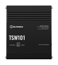 Load image into Gallery viewer, Teltonika TSW101 5x 1000Mbps PoE Switch, with 4x PoE+ ports with 802.3af and 802.3at support, 5x Gigabit Ethernet ports with speeds up to 1000Mbps