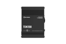 Load image into Gallery viewer, Teltonika TSW200 8x Gigabit Ethernet LAN with speeds up to 1000 Mbps (1 Gbps), 2 x SFP, PoE Switch (240W)