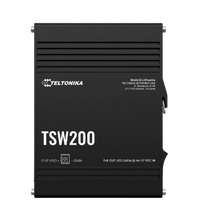 Load image into Gallery viewer, Teltonika TSW200 8x Gigabit Ethernet LAN with speeds up to 1000 Mbps (1 Gbps), 2 x SFP, PoE Switch (240W)