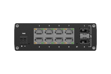 Load image into Gallery viewer, Teltonika Industrial Managed Switch, L2 with additional L3 features, 8 x Gigabit Ethernet ports and 2 x SFP ports, Teltonika Networks OS