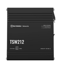 Load image into Gallery viewer, Teltonika Industrial Managed Switch, L2 with additional L3 features, 8 x Gigabit Ethernet ports and 2 x SFP ports, Teltonika Networks OS