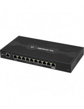 Load image into Gallery viewer, Ubiquiti UISP EdgeRouter 10X, 10 Port Router, PoE Powered, PoE Output on Port 10 only, 10 Gigabit RJ45 routing ports, Silent, fanless operation, L2