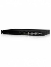 Load image into Gallery viewer, Ubiquiti UISP - EdgeSwitch - 24 Port with 500W PoE, Gigabit PoE Switch, 802.3at & 24V Passive POE, 2 x SFP ports, Rackmount, UB-ES-24-500W