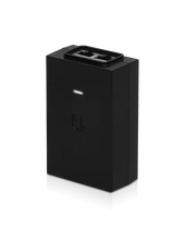 Load image into Gallery viewer, Ubiquiti PoE Injector, 48VDC 24W, Gigabit, 10/100/1000 LAN, Surge protection, Clamping protection, AC cable with earth ground, Maximum surge discharge